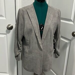 Skies Are Blue Collarless Blazer L